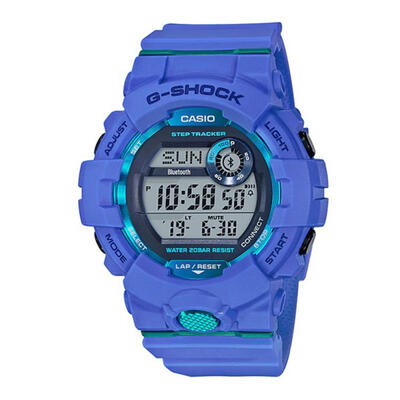Casio G-Shock GBD-800-2 Bluetooth Step Tracking Watch Sports Wristwatch - Blue
Casio G-Shock GBD-800-2 Bluetooth Step Tracking Watch Sports Wristwatch - Blue