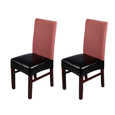 2pcs PU Leather Stretchable Dining Chair Seat Covers Waterproof Oilproof Dustproof Ceremony Chair Slipcovers Protectors--Black Lac
2pcs PU Leather Stretchable Dining Chair Seat Covers Waterproof Oilproof Dustproof Ceremony Chair Slipcovers Protectors--Black Lac