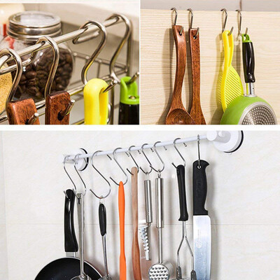 〖Follure〗15 Pack Shaped Hooks Hanging In Polished Metal For Kitchen Bedroom Office