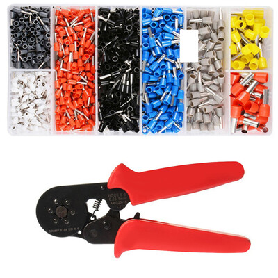 〖Follure〗Electricians Ratchet Crimping Tool &1200 Wire Stripper Kit Crimper Terminal Set
〖Follure〗Electricians Ratchet Crimping Tool &1200 Wire Stripper Kit Crimper Terminal Set