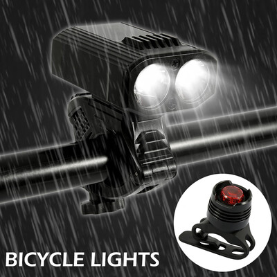 Led Bicycle Light 2 Way 5 Mode 2000LM USB Charging Bicycle Headlights Rear Taillight Camping
Led Bicycle Light 2 Way 5 Mode 2000LM USB Charging Bicycle Headlights Rear Taillight Camping