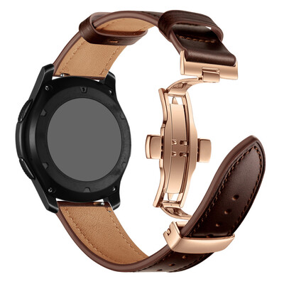 〖Follure〗RG Butterfly buckle Leather Wrist Watch Strap Band For Samsung Gear S3 22mm
〖Follure〗RG Butterfly buckle Leather Wrist Watch Strap Band For Samsung Gear S3 22mm
