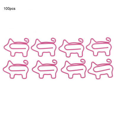 Greensen 100pcs Cute Animal Shape Paper Clips Pig Paper Clip for Office Student School Supplies
Greensen 100pcs Cute Animal Shape Paper Clips Pig Paper Clip for Office Student School Supplies
