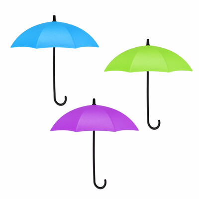 Umbrella Shape Plastic Wall Adhesive Nail-pegging 3pcs Decorative Hook Decoration Wall-hook
Umbrella Shape Plastic Wall Adhesive Nail-pegging 3pcs Decorative Hook Decoration Wall-hook