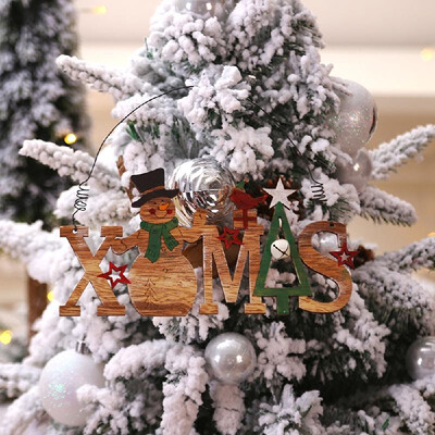 Creative Christmas Wooden Bell Pendant Santa Snowman Elk Letter Pendant Merry Christmas Sign Window Hanging Christmas Decoration
Creative Christmas Wooden Bell Pendant Santa Snowman Elk Letter Pendant Merry Christmas Sign Window Hanging Christmas Decoration