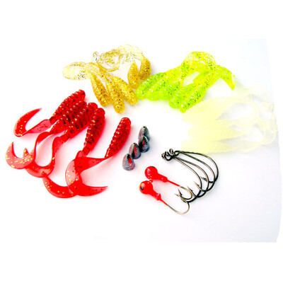 Saidsome 31Pcs Soft Worm Lure Lure Set Head Jig Hooks Fishing Baits Set Tackle fishing bait fishing lure
Saidsome 31Pcs Soft Worm Lure Lure Set Head Jig Hooks Fishing Baits Set Tackle fishing bait fishing lure
