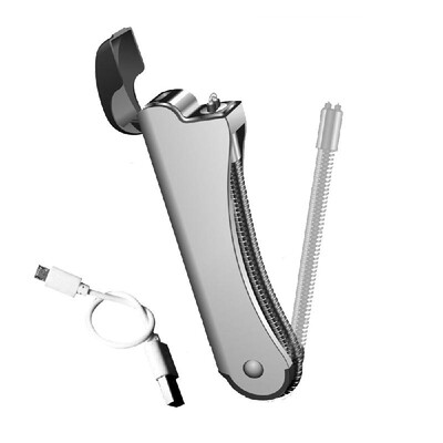 Man USB Flameless Rechargeable Cigarette Lighters Folding Arc Spray Soft Pipe Torch Lighter Windproof Smoking Accessories
Man USB Flameless Rechargeable Cigarette Lighters Folding Arc Spray Soft Pipe Torch Lighter Windproof Smoking Accessories