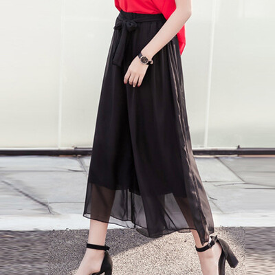 Tailored Fashion Women Chiffon Leisure High Waist Trousers Loose Pants Pure Color Pants
Tailored Fashion Women Chiffon Leisure High Waist Trousers Loose Pants Pure Color Pants