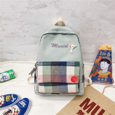 Korean version of schoolbag female Harajuku ulzzang high school students in junior high school inswind backpack ancient feeling Se
Korean version of schoolbag female Harajuku ulzzang high school students in junior high school inswind backpack ancient feeling Se