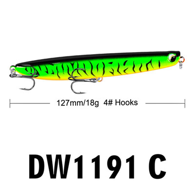 1PCS Lifelike Wobbler Tackle Crankbait Plastic Artificial Hard Baits Treble Fishing Hooks 127mm 18g
1PCS Lifelike Wobbler Tackle Crankbait Plastic Artificial Hard Baits Treble Fishing Hooks 127mm 18g