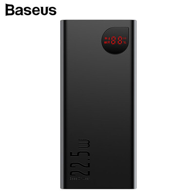 Baseus SCP Adaman Metal Digital Display Quick Charge 20000mAh Power Bank for iPhone 11HuaweiSamsungXiaomi with QC30PD30
Baseus SCP Adaman Metal Digital Display Quick Charge 20000mAh Power Bank for iPhone 11HuaweiSamsungXiaomi with QC30PD30
