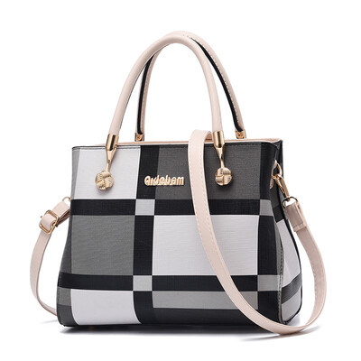 Summer handbag female temperament shoulder bag female fashion color matching check messenger bag female large capacity
Summer handbag female temperament shoulder bag female fashion color matching check messenger bag female large capacity