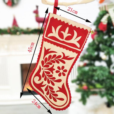 Large Christmas Stockings Gift Non-Woven Embroidery Holiday Party Christmas Fireplace Living Room Room Decoration
Large Christmas Stockings Gift Non-Woven Embroidery Holiday Party Christmas Fireplace Living Room Room Decoration