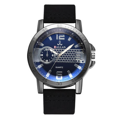Korean Fashion Men Women Quartz Watches Leather Strap Digital Analog Watch