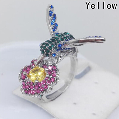 Fashion Hummingbird Hovering Flower Ring Fashion Weddings Rings Jewelry For Women Souvenirs
Fashion Hummingbird Hovering Flower Ring Fashion Weddings Rings Jewelry For Women Souvenirs