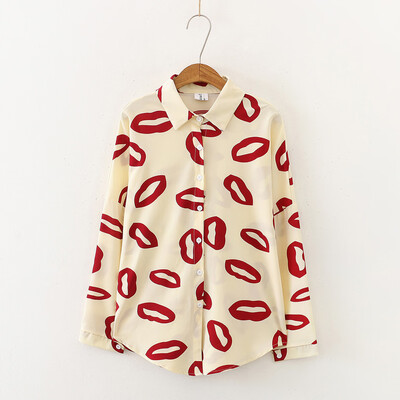 Tailored Fashion Women Long Sleeve Blouse Dot Print Shirt Loose Blouse Lapel Top Autumn
Tailored Fashion Women Long Sleeve Blouse Dot Print Shirt Loose Blouse Lapel Top Autumn