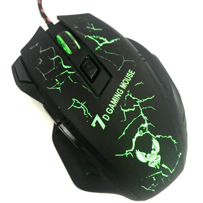 7-Button Gaming Mouse With Colorful Breathing Light 5000 DPI USB Wired Optical Mouse For PC Laptop Desktop Notebook 
7-Button Gaming Mouse With Colorful Breathing Light 5000 DPI USB Wired Optical Mouse For PC Laptop Desktop Notebook