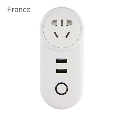 Replacement for Google Home Smart Plug Dual USB Ports Home Automation Wifi Socket Voice Control FRA Plug
Replacement for Google Home Smart Plug Dual USB Ports Home Automation Wifi Socket Voice Control FRA Plug