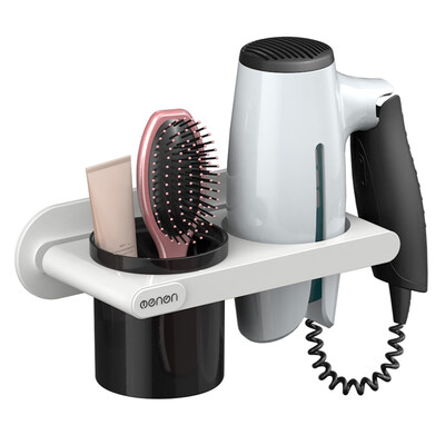 Menen Hair Dryer Holder Wall Mounted Hair Dryer Hanging Rack With Organizer Cup Storage Rack for Bathroom Barbershop Washroom
Menen Hair Dryer Holder Wall Mounted Hair Dryer Hanging Rack With Organizer Cup Storage Rack for Bathroom Barbershop Washroom