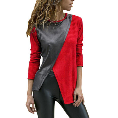 Women Long Sleeve Patchwork T-Shirt O-Neck Slim Fit Warm Autumn Spring Color Block Basic T-Shirts Tops
Women Long Sleeve Patchwork T-Shirt O-Neck Slim Fit Warm Autumn Spring Color Block Basic T-Shirts Tops