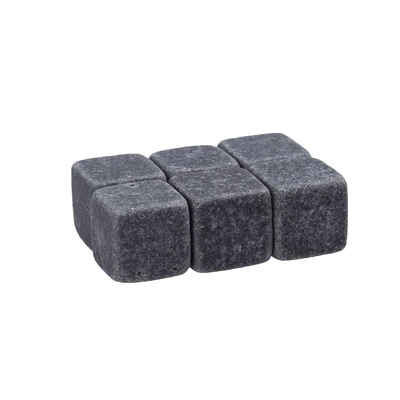 6pcs Natural Whiskey Stones Sipping Ice Cube Whisky Stone Rock Wine Cooler Christmas Bar Accessories