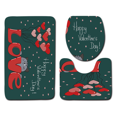 〖Follure〗3PCS Valentines Day Pattern Non Slip Toilet Seat Cover Rug Bathroom Set Decor
〖Follure〗3PCS Valentines Day Pattern Non Slip Toilet Seat Cover Rug Bathroom Set Decor