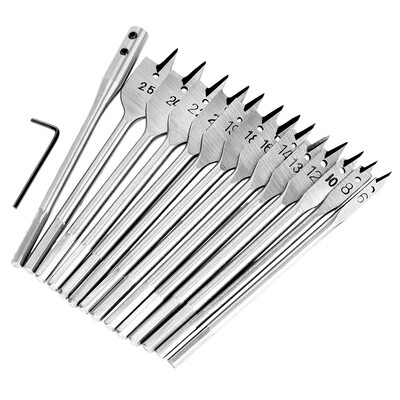 〖Follure〗Flat Drill High Carbon Steel Woodworking Flat Drill Set Shovel Drill Bit Tool
〖Follure〗Flat Drill High Carbon Steel Woodworking Flat Drill Set Shovel Drill Bit Tool