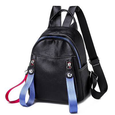 Korean Version Tide Recreational College with Backpack Womens Little Fresh Soft Leather Travel Backpack
Korean Version Tide Recreational College with Backpack Womens Little Fresh Soft Leather Travel Backpack