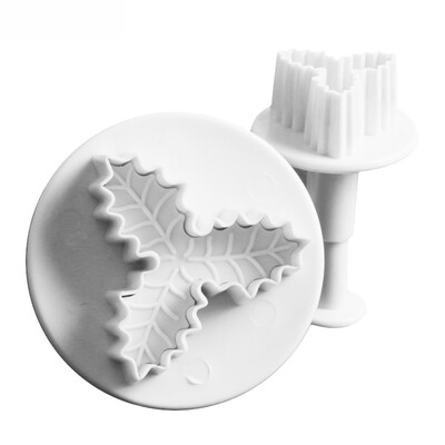 Facemile 2pcs Leaf Plunger Cutter Triangular Leaves Fondant Cookie Cake Decor Sugarcraft Plunger Mold Baking Tool
Facemile 2pcs Leaf Plunger Cutter Triangular Leaves Fondant Cookie Cake Decor Sugarcraft Plunger Mold Baking Tool