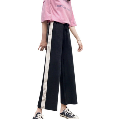Women Fashion Side Striped Wide Leg Pants Female High Waist Summer Loose Long Pants Ladies Straight Sports Casual Trousers
Women Fashion Side Striped Wide Leg Pants Female High Waist Summer Loose Long Pants Ladies Straight Sports Casual Trousers