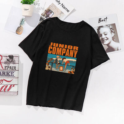 Women Round Collar Summer Cartoon Print Loose Short Sleeve Casual Simple Wild T-Shirt
Women Round Collar Summer Cartoon Print Loose Short Sleeve Casual Simple Wild T-Shirt