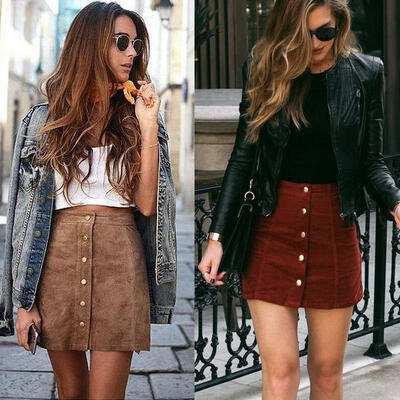 Fashion Women&39s High Waist Lace Up Suede Leather Pocket Preppy Short Mini Skirts
Fashion Women&39s High Waist Lace Up Suede Leather Pocket Preppy Short Mini Skirts