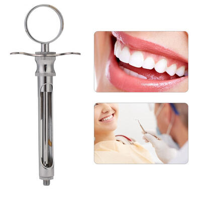 Greensen Professional Stainless Steel Anesthetic Aspirating Syringe Dentist Surgical Instruments Cusp
Greensen Professional Stainless Steel Anesthetic Aspirating Syringe Dentist Surgical Instruments Cusp