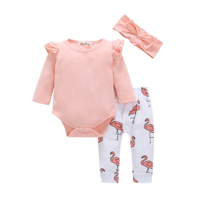 Baby Romper Sets RomperHeadbandTrousersCotton Children Casual Baby Boys Girls Sets Clothes Baby Clothes Suit
Baby Romper Sets RomperHeadbandTrousersCotton Children Casual Baby Boys Girls Sets Clothes Baby Clothes Suit