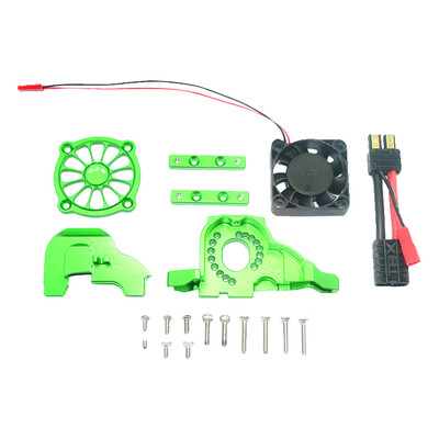 Tailored Aluminum Alloy Motor Mount&Upper Cover With Cooling Fan Set For TRAXXAS TRX4
Tailored Aluminum Alloy Motor Mount&Upper Cover With Cooling Fan Set For TRAXXAS TRX4
