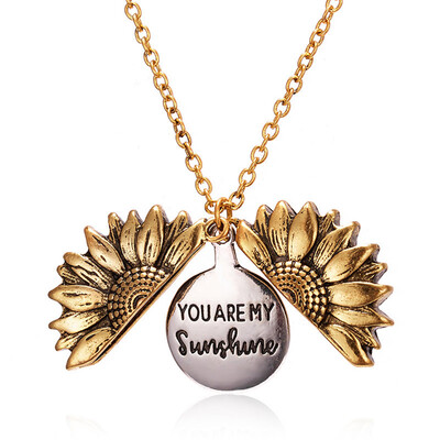 You Are My Sunshine Engraved Necklace Sunflower Locket Necklace Christmas Jewelry Gifts Fro Women Girls Lovers
You Are My Sunshine Engraved Necklace Sunflower Locket Necklace Christmas Jewelry Gifts Fro Women Girls Lovers