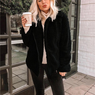 Toponeto Women Winter Jacket Warm Thick With Zipper Outerwear Coat Loose Overcoat
Toponeto Women Winter Jacket Warm Thick With Zipper Outerwear Coat Loose Overcoat