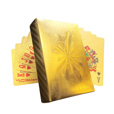 New Hot 1 SET Golden Foil Plated Normal Playing Cards Poker 52 Cards 2 Jokers Special Unusual Birthday Gift Poker
New Hot 1 SET Golden Foil Plated Normal Playing Cards Poker 52 Cards 2 Jokers Special Unusual Birthday Gift Poker