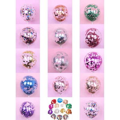 Confetti Balloon Sequin Silver Inflatable Balloons Gold Emulsion Transparent Party Birthday Festival Decoration 12 inch
Confetti Balloon Sequin Silver Inflatable Balloons Gold Emulsion Transparent Party Birthday Festival Decoration 12 inch
