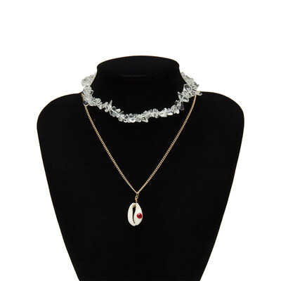 Unique Design Stone Choker Handmade Trendy Evil eye Puka Shell Beaded Necklace for Women Chic Girl Jewelry Dropshipping
Unique Design Stone Choker Handmade Trendy Evil eye Puka Shell Beaded Necklace for Women Chic Girl Jewelry Dropshipping