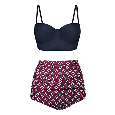 Roseonmyhand Women Vintage Swimsuits Bikinis Bathing Suits Retro Halter Underwired Swimwear
Roseonmyhand Women Vintage Swimsuits Bikinis Bathing Suits Retro Halter Underwired Swimwear