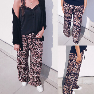 Tailored Women Leopard Print Wide Leg Trousers Palazzo High Waist Loose Pants
Tailored Women Leopard Print Wide Leg Trousers Palazzo High Waist Loose Pants