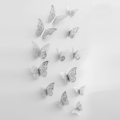 12pcsset Vivid 3D Butterfly Wall Stickers Removable Mural Stickers DIY Art Wall Decals Decor with Glue for Bedroom Wedding Party
12pcsset Vivid 3D Butterfly Wall Stickers Removable Mural Stickers DIY Art Wall Decals Decor with Glue for Bedroom Wedding Party