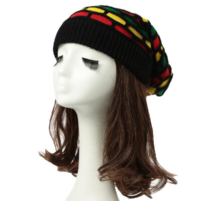 New Women Men Knitted Beanie Hat Contrast Stripe Splice Ribbed Brim Warm Dance Cap Headwear
New Women Men Knitted Beanie Hat Contrast Stripe Splice Ribbed Brim Warm Dance Cap Headwear
