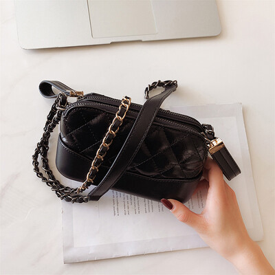 Senior sense bag foreign-style chic Lingge chain bag 2019 new simple womens bag shoulder bag messenger bag tide
Senior sense bag foreign-style chic Lingge chain bag 2019 new simple womens bag shoulder bag messenger bag tide