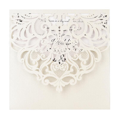 20Pcs Pearl Paper Laser Cut Wedding Invitation Cards Greeting Card Kits Event Party Supplies with Blank Inner Sheet
20Pcs Pearl Paper Laser Cut Wedding Invitation Cards Greeting Card Kits Event Party Supplies with Blank Inner Sheet