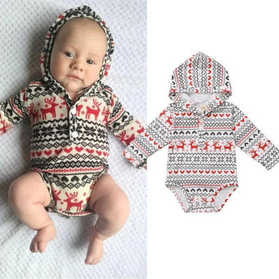Xmas Newborn Baby Boys Girls Hooded Romper Christmas Bodysuit Jumpsuit Outfit Clothes
Xmas Newborn Baby Boys Girls Hooded Romper Christmas Bodysuit Jumpsuit Outfit Clothes