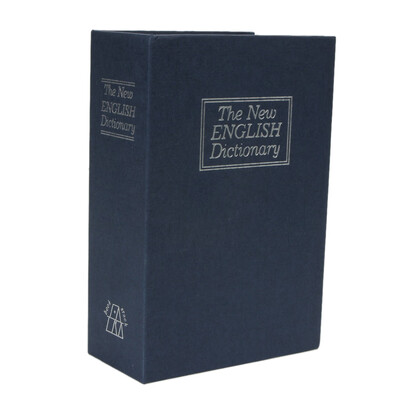 Mini Dictionary Book Cash Money Coin Safe Storage Box Security Key Lockable Home
Mini Dictionary Book Cash Money Coin Safe Storage Box Security Key Lockable Home