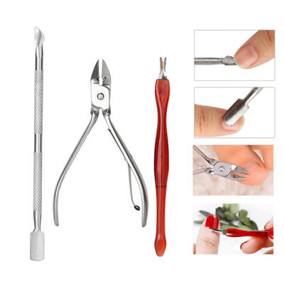 Greensen 3Pcs Stainless Steel Manicure Dead Skin Pusher Remover Clipper Nipper Cuticle Tool
Greensen 3Pcs Stainless Steel Manicure Dead Skin Pusher Remover Clipper Nipper Cuticle Tool