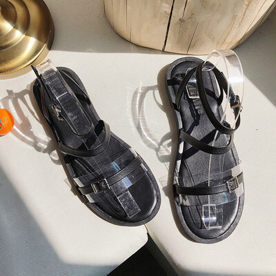 Sandals summer Korean version of the gentle wind open-toed flat ins overheated skirt shoe tide
Sandals summer Korean version of the gentle wind open-toed flat ins overheated skirt shoe tide